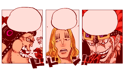 tall-head: “our target is…   red-hair shanks!”