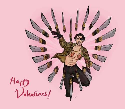 Happy Valentine’s Day from Majima and Zhao! ♥️