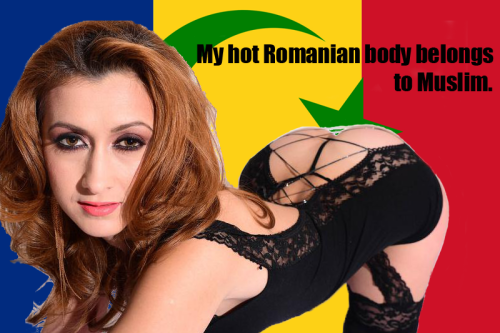 englishzero:  muslimsfuckeuropeanwomens:  This one is owned.  Yes, of course - all Romanian bodies n