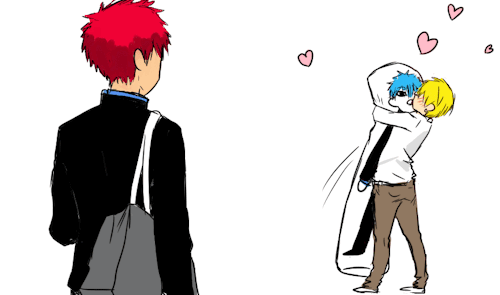 bicyclewall:  decided to make an attempt at a crossover, and since i think of love lab a lot this happened. 