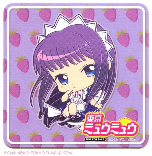  Tokyo Mew Mew x Chara Dri!! Collaboration CafeZakuro Fujiwara Coaster 