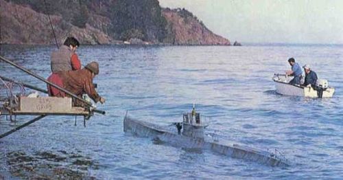 The model U-Boat used in both Wolfgang Peterson’s Das Boot (1981) and Steven Spielberg’s Raiders of 