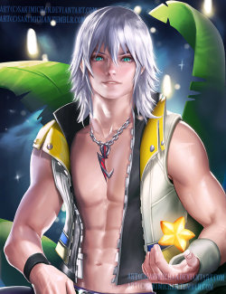 Manly Riku .NSFW available by sakimichan