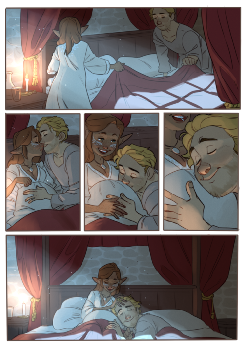 inimeitiel:Here’s the short comic I was working on last year and never finished. This was actually a