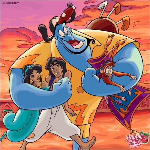 floridianfireflyfaith: Happy Color app Aladdin collection - Part 1/??