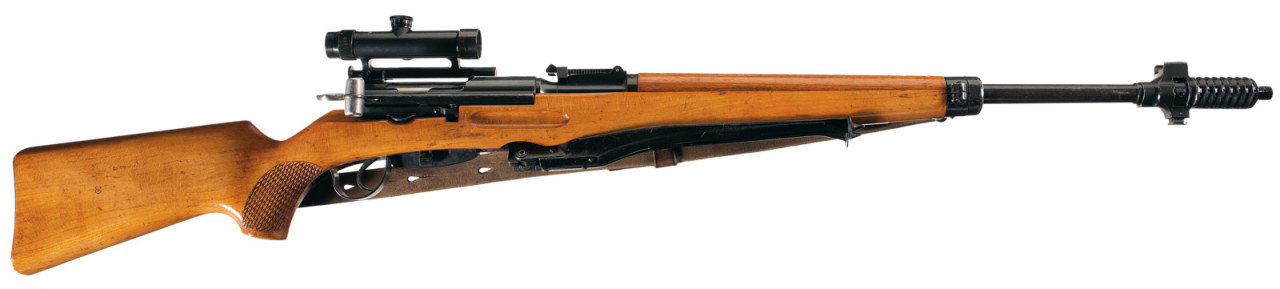 peashooter85:  The Swiss K-31 bolt action rifle,Designed in the early 30′s and