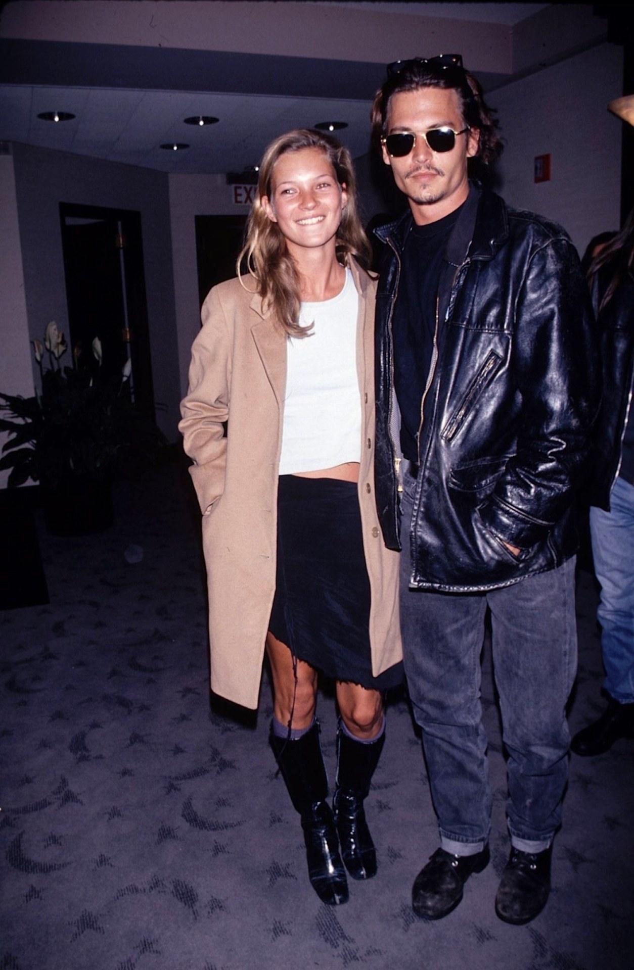 90's Club Kid — Kate Moss and Johnny Depp, 1994