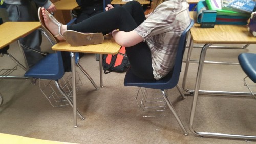 cutegirlsfeeties: Some shots of a junior girl’s feet and legs.