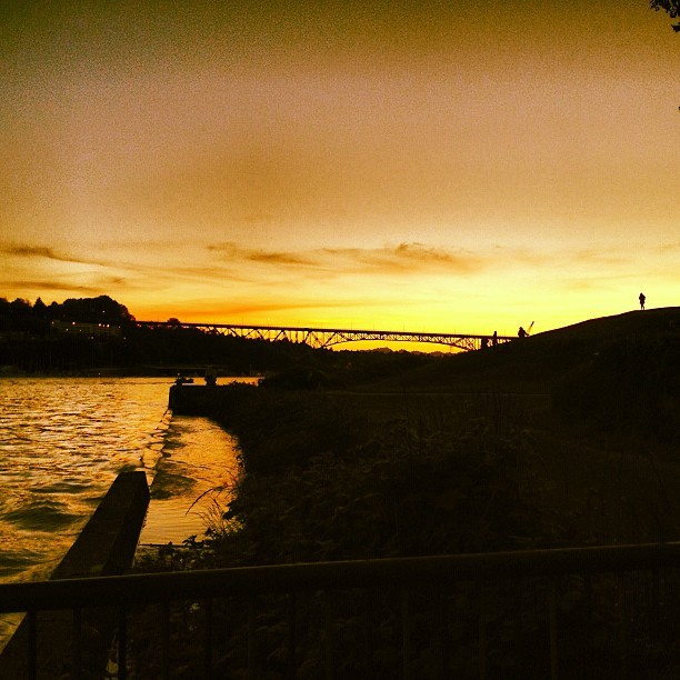 erryneilz:  Sunset runs are zee best runs. ⛵☀🌅 #seattle #gasworks #beautifulseattleday