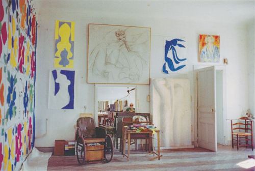 Porn Pics phoebebishopwright:  Henri Matisse’s studio,