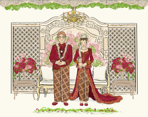 Arta Bimo Wedding IllustrationKonsep ilustrasi pengantin sesuai dengan keinginan calon pengantin. Pe