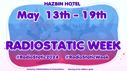 I Know Tumblr Already Had RadioStatic Week Back In February,but... We Didn't Have One Yet On Twitter!