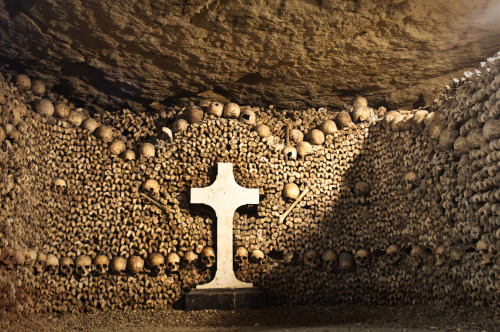 samtrak:Les Catacombes - Paris 2012400 ft below the surface of Paris exists one of the scariest and 