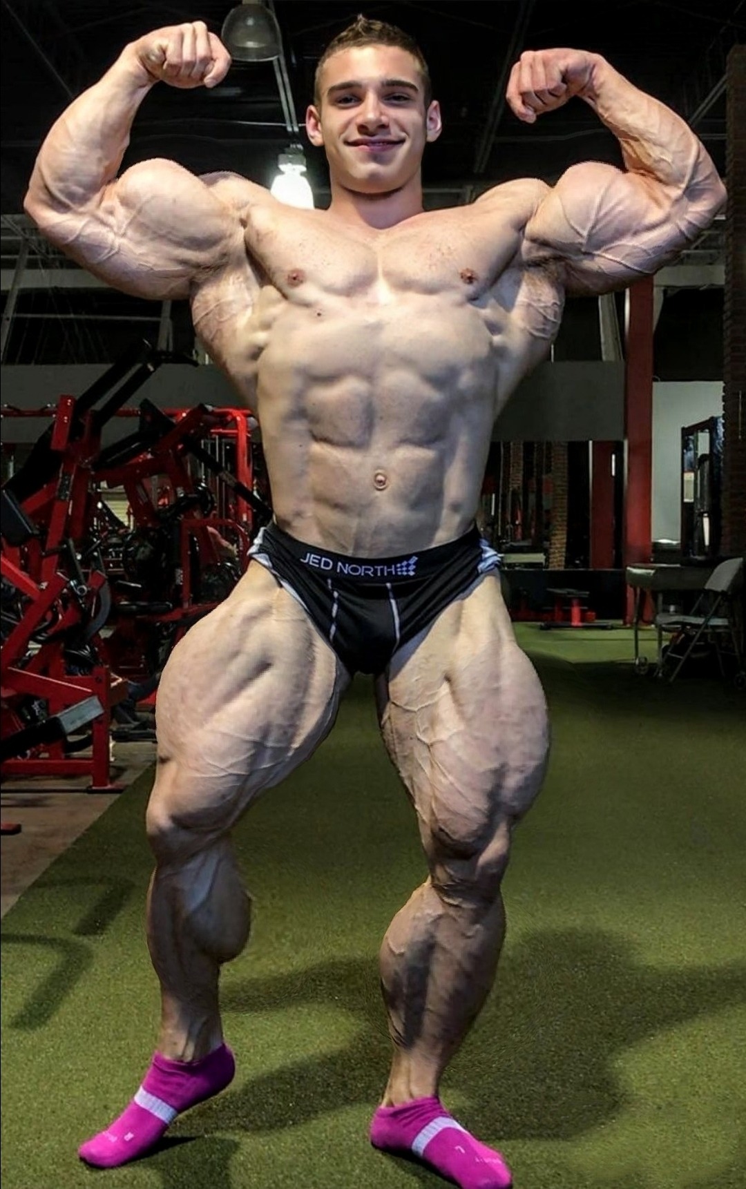 Amazon.com: FIED V Cut Bodybuilding Trunks Posing Suits Competition velvet  (28