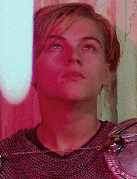 wesandresons:Leonardo DiCaprio in ROMEO &amp; JULIET (1996) dir. Baz Luhrmann