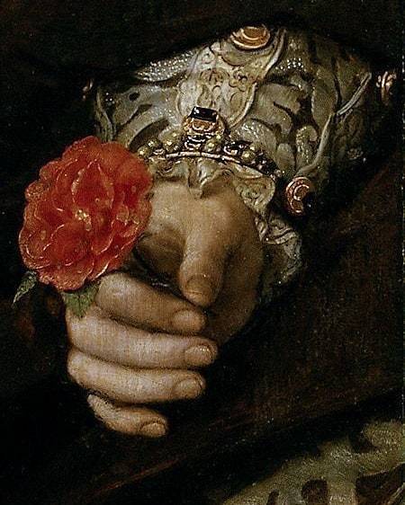 Antonio Moro, Ritratto di Maria I Tudor #antoniomoro #ritratto #mariatudor #artdetails #detailsofpai