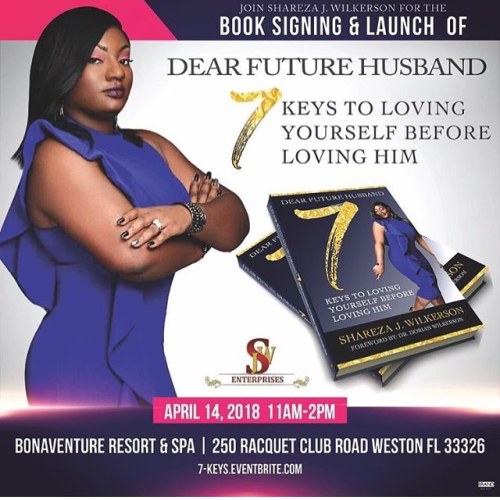 Dear Future Husand….....Join @SharezaJWilkerson as she releases her 4th book: Dear Future Hus