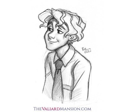  A funny shaded drawing of Adam Rosewood, Ruth’s little brother. :) 