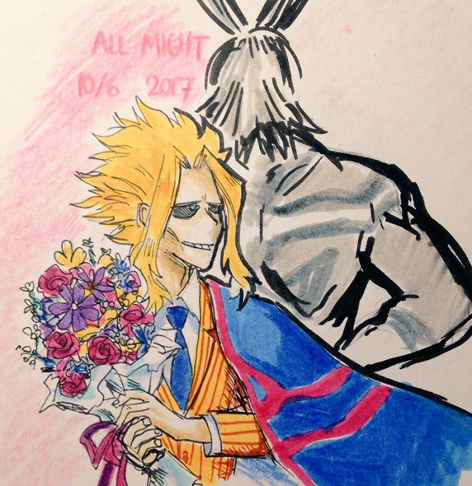 elektrisktmonster:HAPPY BIRTHDAY TO MY FATHER ALL MIGHT… i hope he knows that i
