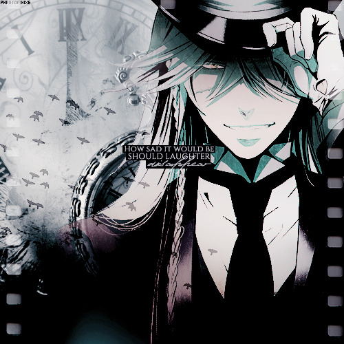 tsukiyyama:  kuroshitsuji + favorite villain (undertaker) asked by ♔ 