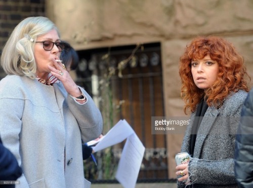 On the set of &lsquo;Russian Doll&rsquo; on February 27, 2018 in New York City