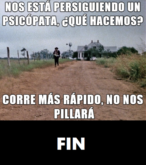 finofilipino - Si los protagonistas de las pelis de miedo no...