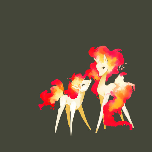 thedandmom:  Cute little pokemon paint i did up real quick.  