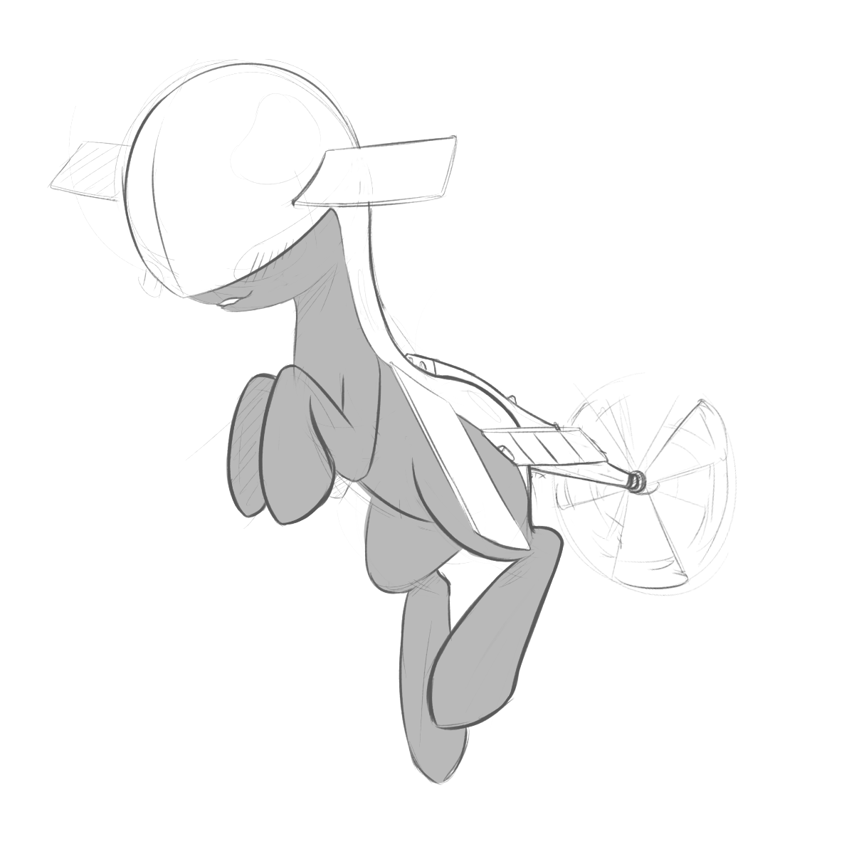 texdrawings:  Anonymous wanted drone pony. http://thesassyjessy.tumblr.com/ drew