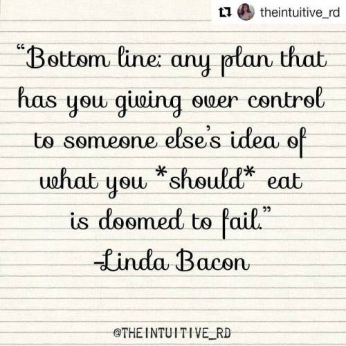 #Repost @theintuitive_rd (@get_repost)・・・Relying on external guidance for our eating choices is the 