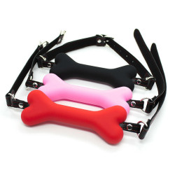 adultboutique:  Silicone Bone Gag by Adult