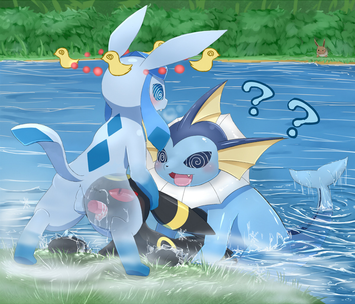 doyourpokemon:  Silly Umbreon, hypnotizing other Pokemon and telling them to fuck