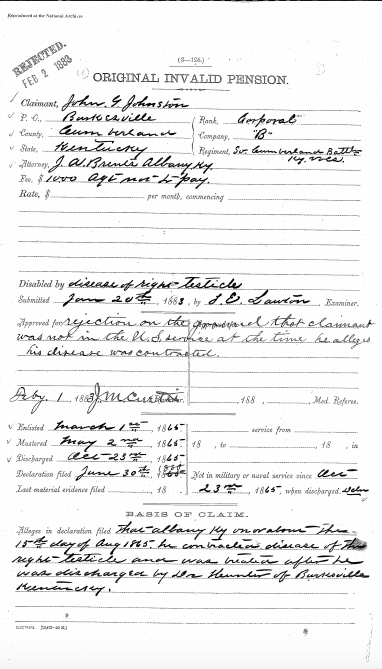 I finally found an ancestor who fought for the Union in the Civil War! I was so happy.Except then I 