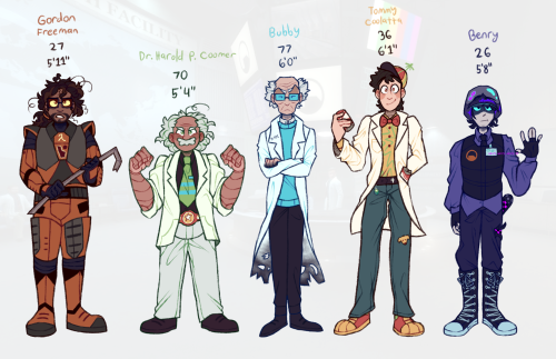 Wahoo Im Finally Done With My Reference Doodles For The Gang, As Well As A Few Headcanons For Their Ages