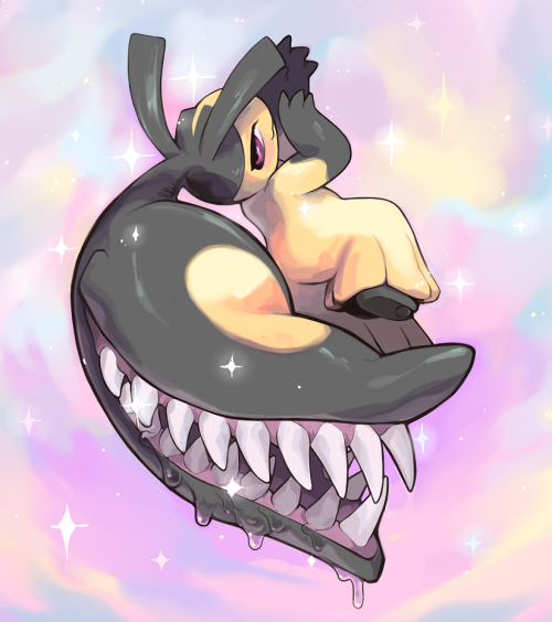 ginsengandhoney:  MAWILE USED FAIRY WIND! you can buy this on a tshirt or a sweatshirt! 