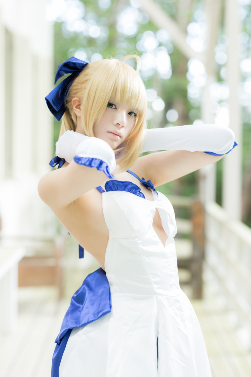 Saber - うさ吉 Photo by Flameworks7