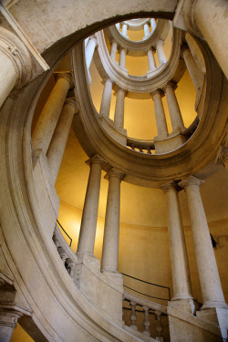 Staircase At Palazzo Barberini - Francesco Borromini