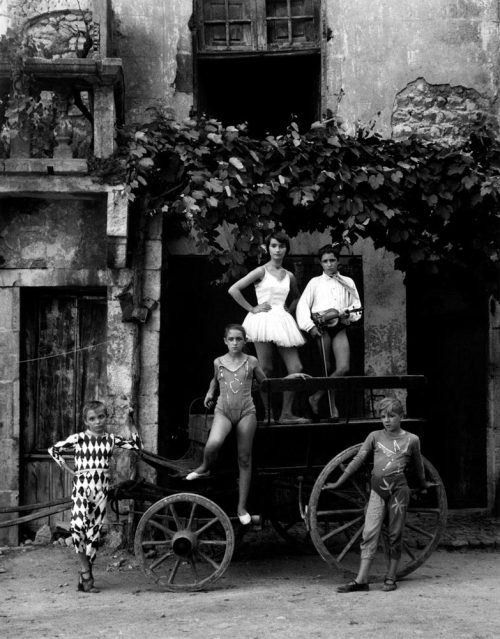 the-night-picture-collector: Lucien Clergue, Saltimbanques (Circus People), 1955