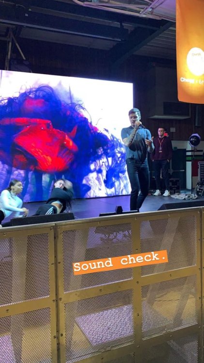 liam-93-productions:Liam doing the soundcheck for his #CheggMusic101 performance today at San Jose H