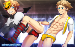 p2ndcumming:  suiton00nsfwdrawings:   Kingdom hearts - Sora X Tidus #1 This was the Third CG set for October 2017!!I wasn’t expecting this couple to win but i usually can’t predict what most of my patrons like unless it is sun, ace trainer and spark