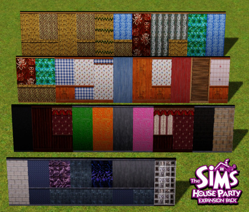 Well people here is first pack of walls and floors converted from The Sims 1. I really wanted for lo