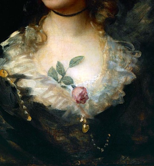 the-garden-of-delights: “The Artist’s Daughter Mary” (1777) (detail) by Thomas Gainsborough (1727-1