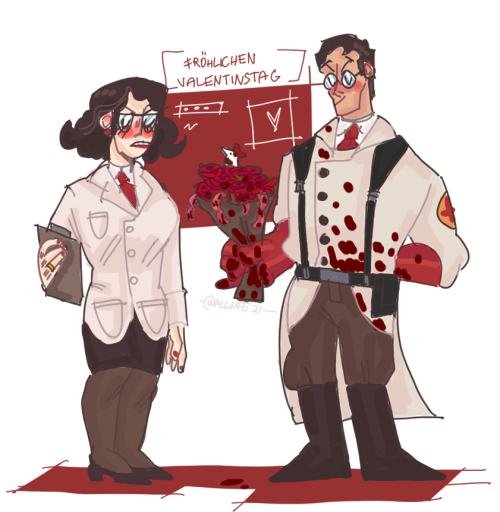 happy valentine’s day from the medic &amp; his “done with his shit” wife ♥