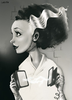 lilygoat:  “Bride of Frankenstein” AlexLandish.deviantart.com