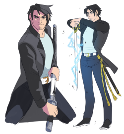 nondidd:  more jake and zhou scribbles :UTwitter