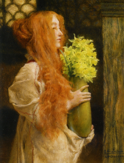 labellefilleart:Spring Flowers, Sir Lawrence Alma-Tadema