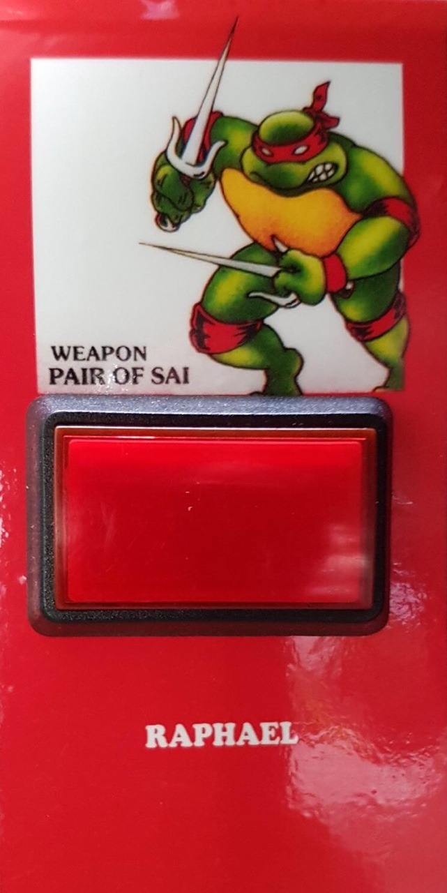 Australian Teenage Mutant Ninja Turtles Start Buttons.