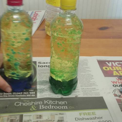 Makin #kidfriendly lava lamps #crafts #crafting #kidcraft #family