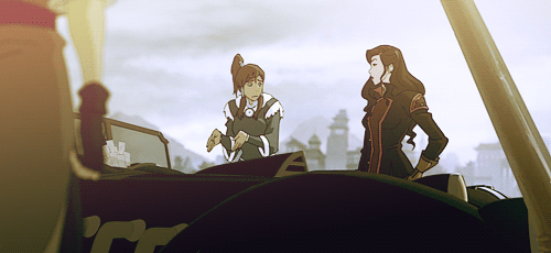 baelor:  LOK AU: Korrasami on the road  » The hotheaded Avatar and her fierce, foxy