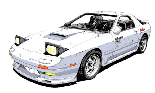 rx7 fc3s initial d