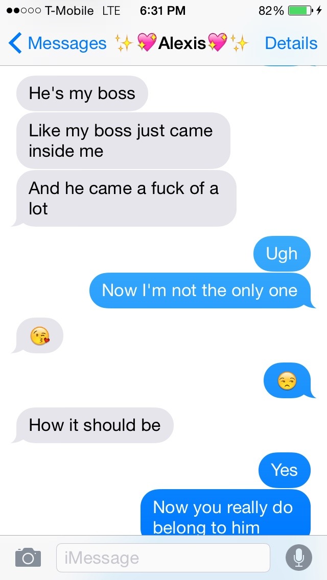 sheturnedthetable:  roughsexanddirtythoughts telling me about fucking her boss after